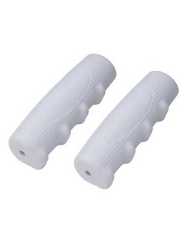Grips 7/8 long 116mm Kraton Rubber 0214 White.